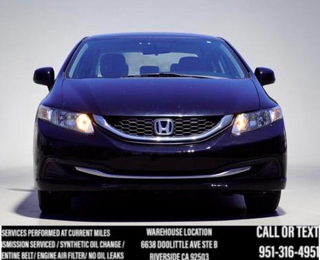 Crystal Black Pearl 2013 Honda Civic LX