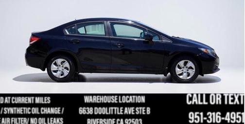 Crystal Black Pearl 2013 Honda Civic LX