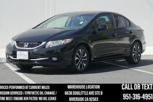 Crystal Black Pearl 2013 Honda Civic EX-L