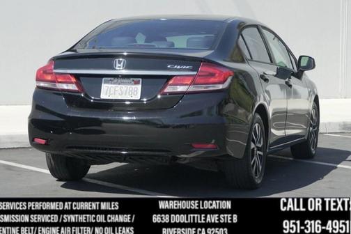 Crystal Black Pearl 2013 Honda Civic EX-L