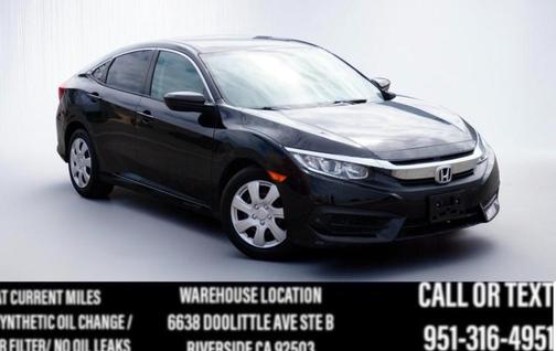 Crystal Black Pearl 2017 Honda Civic LX