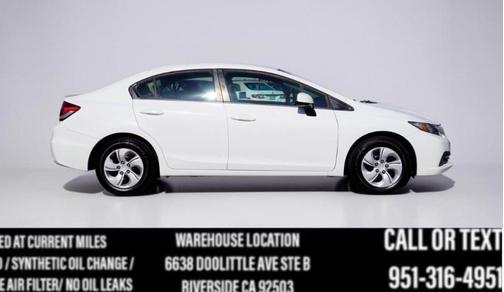 Taffeta White 2013 Honda Civic LX