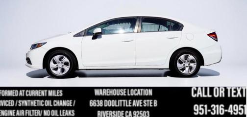 Taffeta White 2013 Honda Civic LX