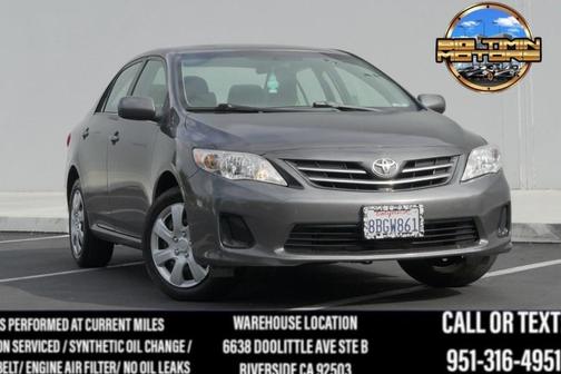 Magnetic Gray Metallic 2013 Toyota Corolla LE