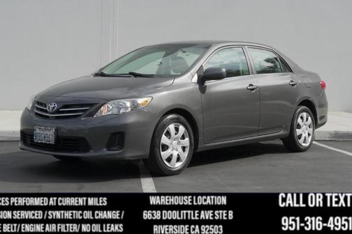 Magnetic Gray Metallic 2013 Toyota Corolla LE