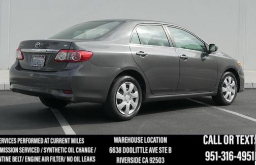 Magnetic Gray Metallic 2013 Toyota Corolla LE