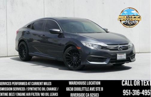 Modern Steel Metallic 2016 Honda Civic LX