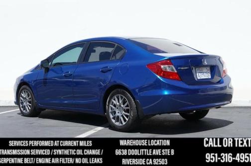 Dyno Blue Pearl 2012 Honda Civic LX