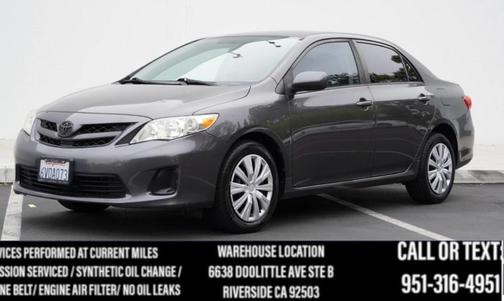 Magnetic Gray Metallic 2012 Toyota Corolla LE