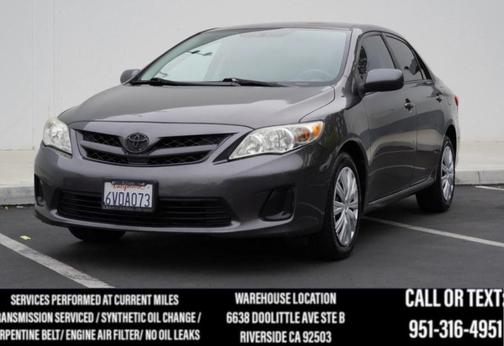 Magnetic Gray Metallic 2012 Toyota Corolla LE