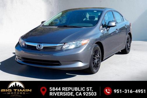 Polished Metal Metallic 2012 Honda Civic LX
