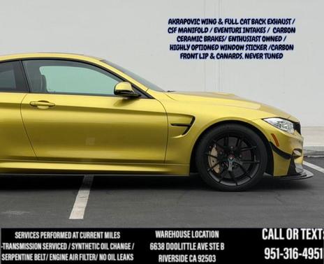 Austin Yellow Metallic 2017 BMW M4 Base