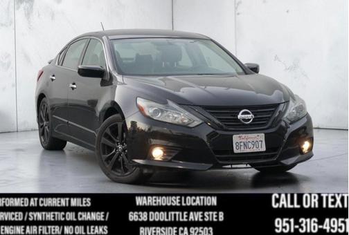 Super Black 2018 Nissan Altima 2.5 SR