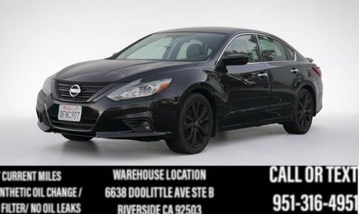 Super Black 2018 Nissan Altima 2.5 SR