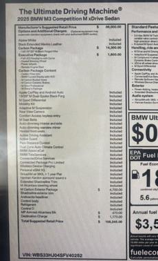 2025 BMW M3 Competition xDrive