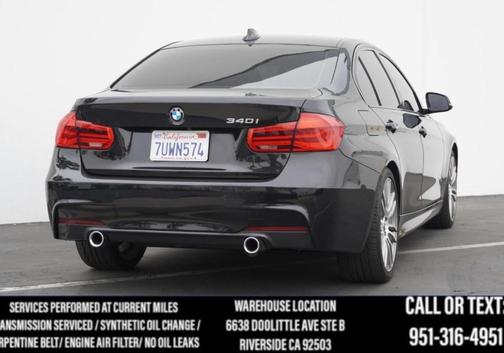 2016 BMW 340 BLACK SAPP ON VENETIAN WHITE INTERIOR