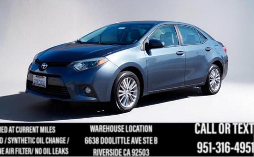 Slate Metallic 2015 Toyota Corolla LE Plus