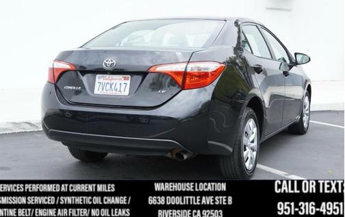 Black Sand Pearl 2016 Toyota Corolla LE Plus