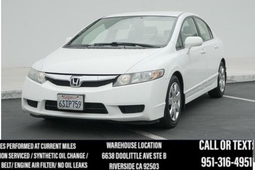 Taffeta White 2011 Honda Civic LX