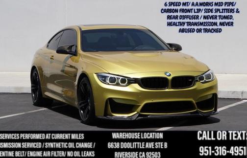Austin Yellow Metallic 2018 BMW M4 Base