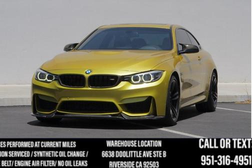 Austin Yellow Metallic 2018 BMW M4 Base