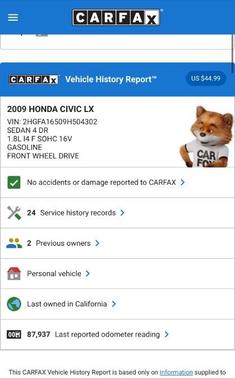 2009 Honda Civic LX