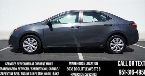 Slate Metallic 2015 Toyota Corolla LE Plus