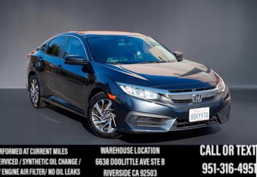 Modern Steel Metallic 2018 Honda Civic EX