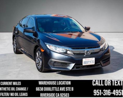 Modern Steel Metallic 2018 Honda Civic EX