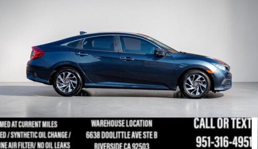 Modern Steel Metallic 2018 Honda Civic EX