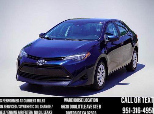 Blue Crush Metallic 2017 Toyota Corolla LE