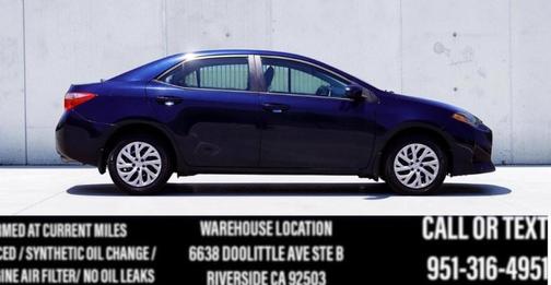 Blue Crush Metallic 2017 Toyota Corolla LE
