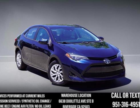 Blue Crush Metallic 2017 Toyota Corolla LE