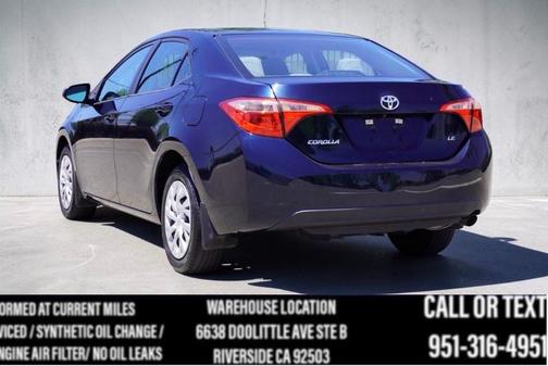 Blue Crush Metallic 2017 Toyota Corolla LE