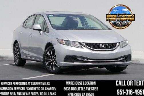 Alabaster Silver Metallic 2013 Honda Civic EX