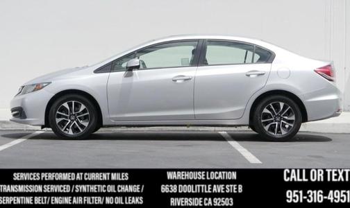 Alabaster Silver Metallic 2013 Honda Civic EX