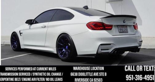 Mineral White Metallic 2019 BMW M4 Base
