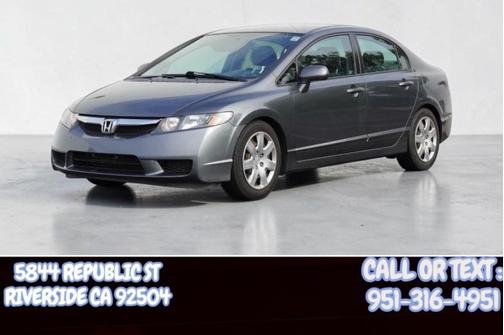 Polished Metal Metallic 2010 Honda Civic LX