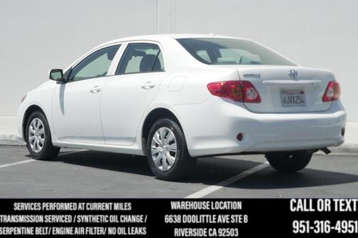 Super White 2010 Toyota Corolla LE