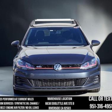 Dark Iron Blue Metallic 2018 Volkswagen Golf GTI 2.0T Autobahn