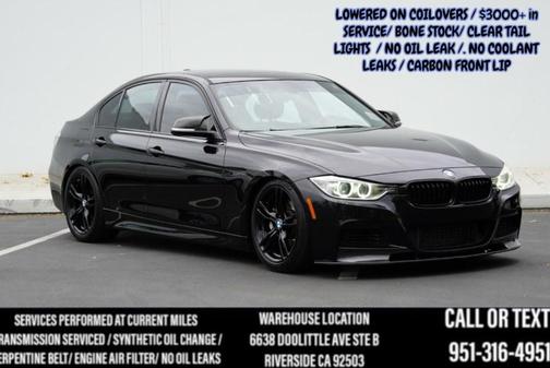 2014 BMW 335 CLEAR TAIL LIGHTS / COILOVERS/ BONE STOCK