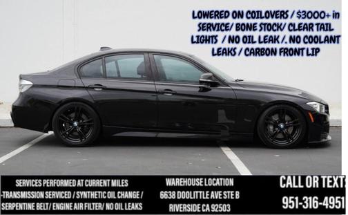 2014 BMW 335 CLEAR TAIL LIGHTS / COILOVERS/ BONE STOCK