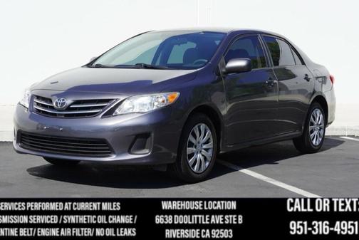 Magnetic Gray Metallic 2013 Toyota Corolla LE