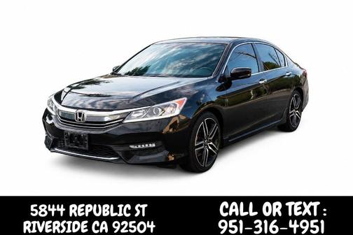 Crystal Black Pearl 2016 Honda Accord Sport