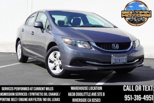 Polished Metal Metallic 2013 Honda Civic LX