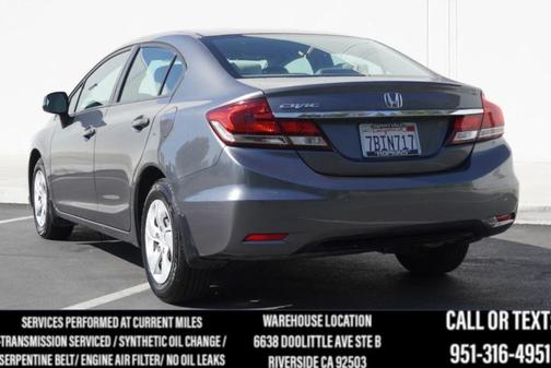 Polished Metal Metallic 2013 Honda Civic LX