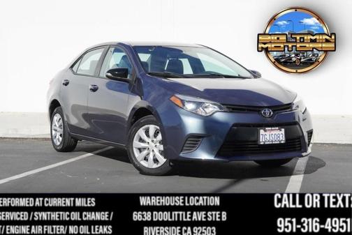 2014 Toyota Corolla LE Plus