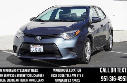 2014 Toyota Corolla LE Plus