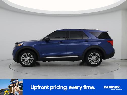Blue 2021 Ford Explorer Limited