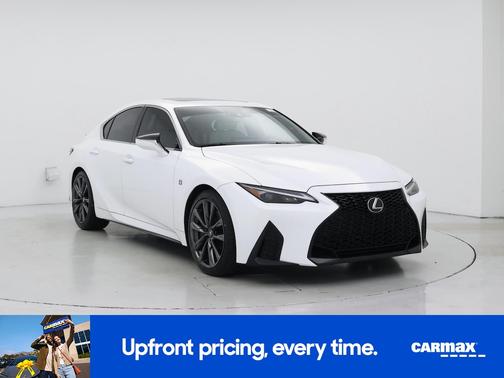 White 2023 Lexus IS 350 F-Sport